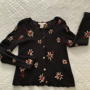 Vintage 90’s Norm Thompson knit cardigan. Size medium.